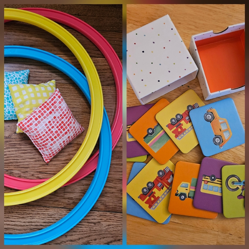 Lovevery Jump-In Eco Hoops and Bean Bags, Memory Game